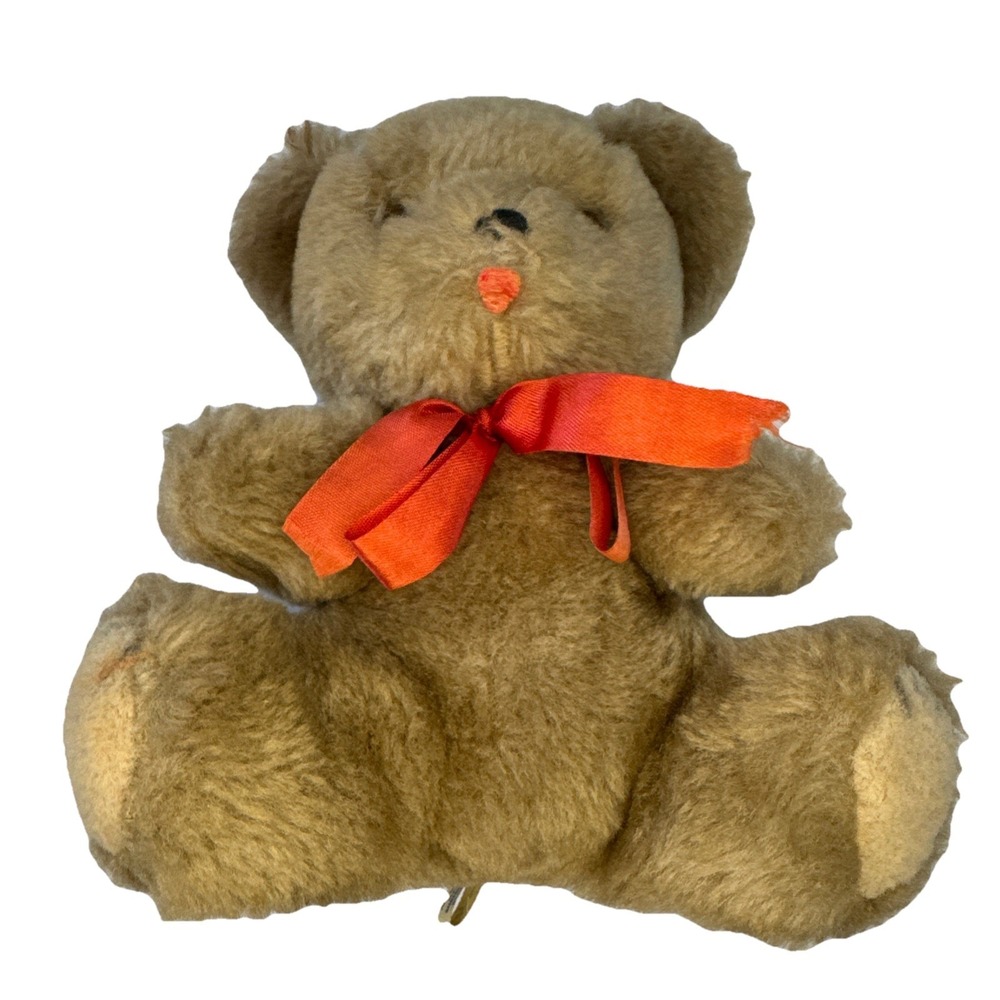 Vintage Trudy Toys Musical Wind Up Teddy Bear Music Works‎ Made In USA
